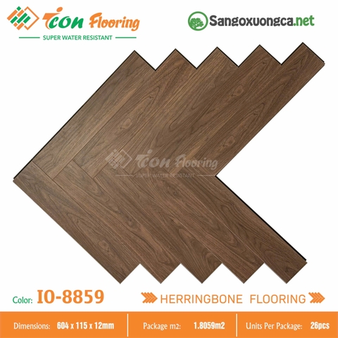 Sàn gỗ Xương cá Icon Flooring IO8859