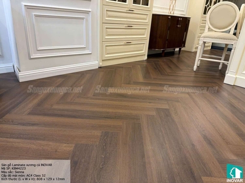 Sàn Gỗ Xương Cá Avallon KBM4223