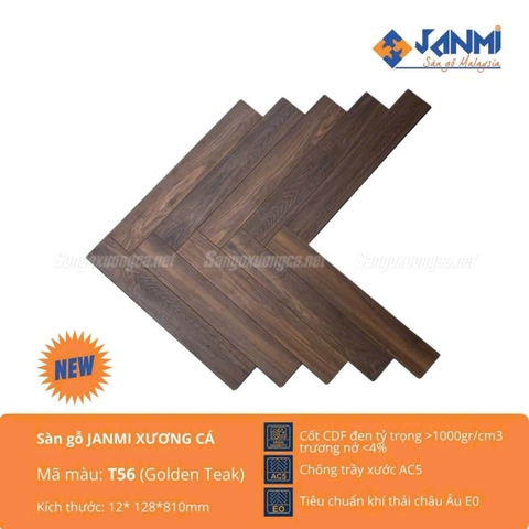 Sàn Gỗ Xương Cá Janmi T56