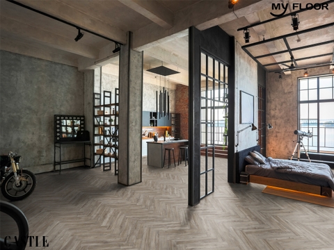 Sàn Gỗ Xương Cá My Floor MH1004