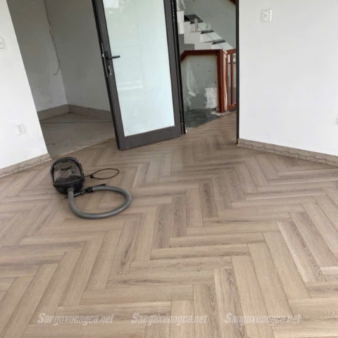 Sàn gỗ Xương cá Cốt đen Kepler Flooring Hà Nội