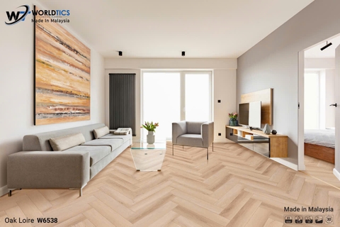 Sàn Gỗ Xương Cá Worldtics W6538