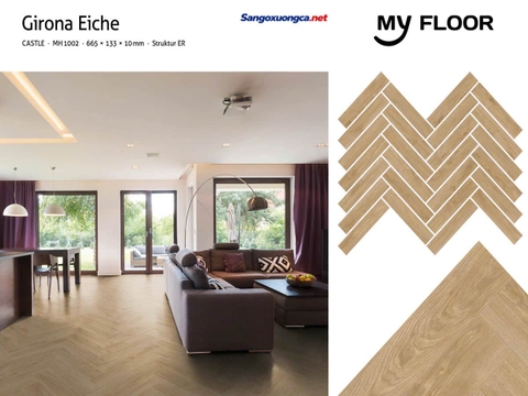 Sàn Gỗ Xương Cá My Floor MH1002
