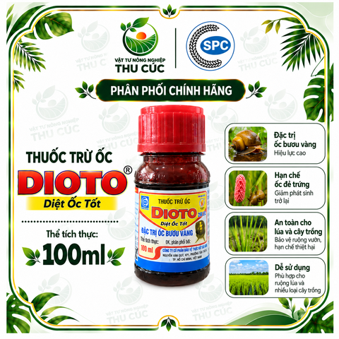 DIOTO 250EC 100ML – THUỐC TRỪ ỐC BƯƠU VÀNG TRÊN LÚA