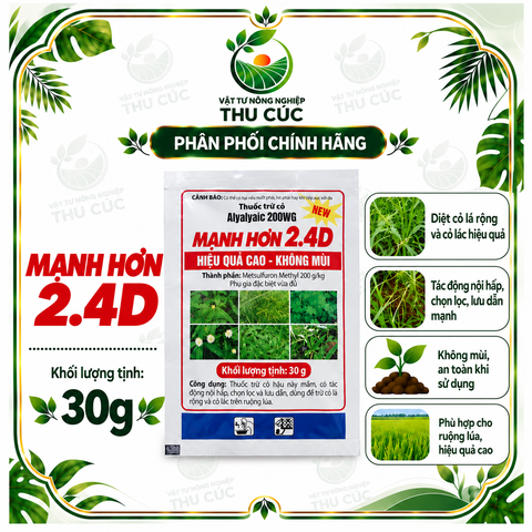 MẠNH HƠN 2,4D – ALYALYAIC 200WG, KIỂM SOÁT CỎ LÁ RỘNG VÀ CỎ LÁC TRÊN RUỘNG LÚA
