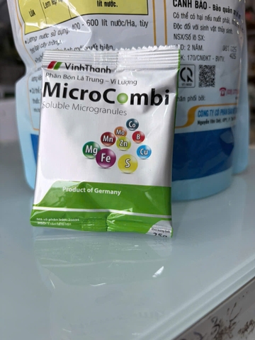 MicroCombi Vĩnh Thạnh – Phân Bón Lá Trung Vi Lượng Đức, Bổ Sung Mg, Fe, Zn, B, Mn