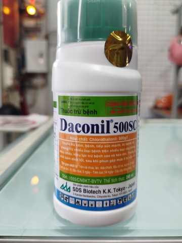 Daconil 500SC – Thuốc trừ bệnh phổ rộng, hoạt chất Chlorothalonil 500 g/L