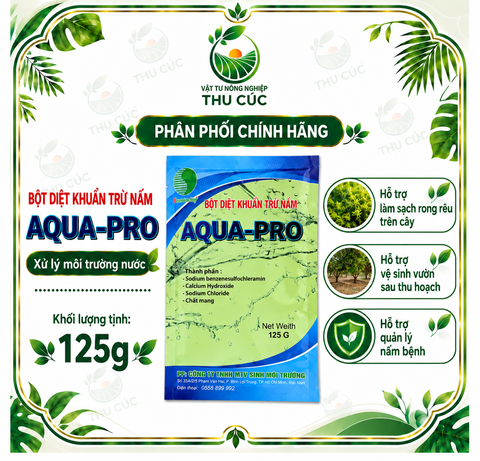 AQUA-PRO 125G – RỬA VƯỜN, LÀM SẠCH RONG RÊU SAU THU HOẠCH