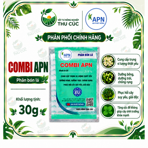 COMBI APN 30G – BỔ SUNG TRUNG VI LƯỢNG, DƯỠNG LÁ – HỖ TRỢ RA HOA, ĐẬU TRÁI