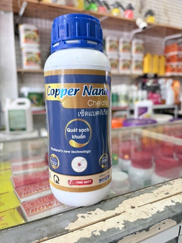 Copper Nano Chelate 500ml – Quét Sạch Khuẩn, Rong Rêu, Hỗ Trợ Xì Mủ Thối Thân