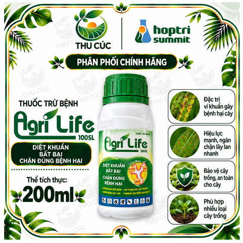 AGRI LIFE 100SL – Thuốc trừ bệnh chứa bộ ba axit hữu cơ