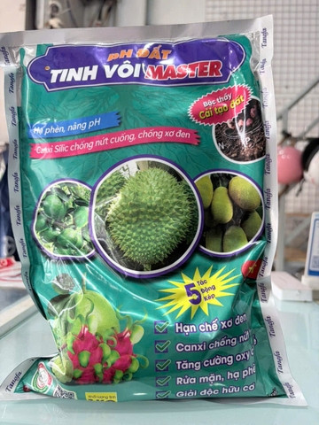 Tinh Vôi Master – Hạ Phèn, Nâng pH, Cải Tạo Đất, Giải Độc Hữu Cơ