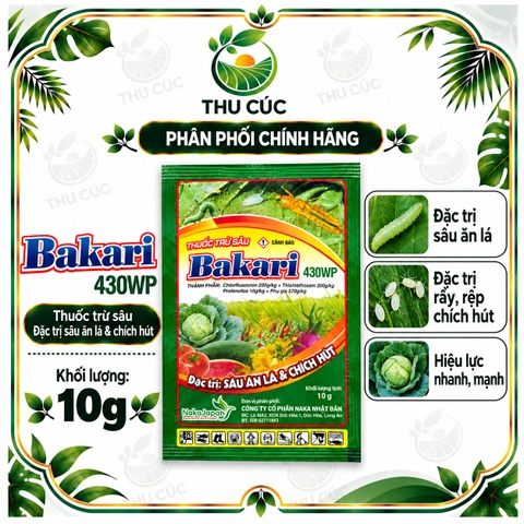 BAKARI 430WP 10G – THUỐC TRỪ SÂU 3 HOẠT CHẤT