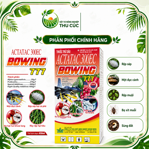 ACTATAC 300EC – THUỐC TRỪ SÂU HIỆU BOWING 777 | CHAI 450ML