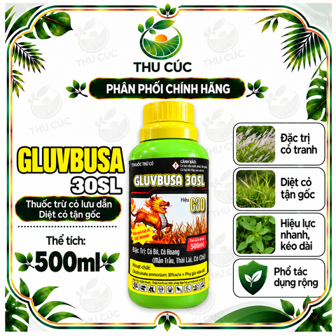 GLUVBUSA 30SL – THUỐC TRỪ CỎ CHO CÀ PHÊ, KIỂM SOÁT CỎ DẠI