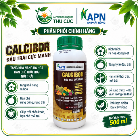 CALCIBOR RUN FAST APN – CANXI BO HỖ TRỢ RA HOA, ĐẬU TRÁI VÀ NUÔI TRÁI NON