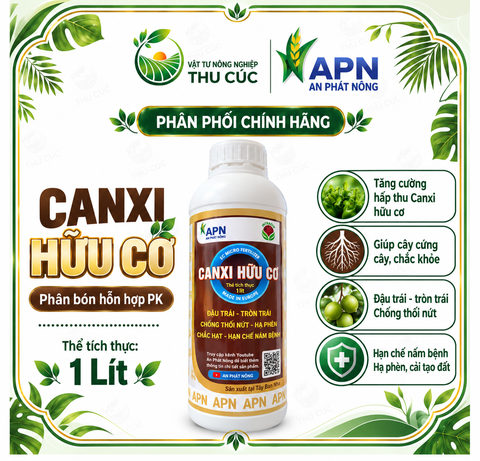 UNIKA-CA – CANXI HỮU CƠ 1 LÍT, HỖ TRỢ ĐẬU TRÁI – CHẮC CUỐNG – HẠN CHẾ NỨT TRÁI
