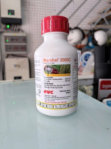 Marshall 200SC 500ml – Carbosulfan 200g/L Trừ Rầy Nâu, Rệp Sáp, Ve Sầu