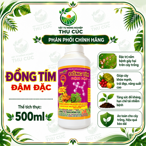 ĐỒNG TÍM ĐẬM ĐẶC 500ML – BỔ SUNG ĐỒNG, CHĂM SÓC THÂN – CÀNH – LÁ – RỄ