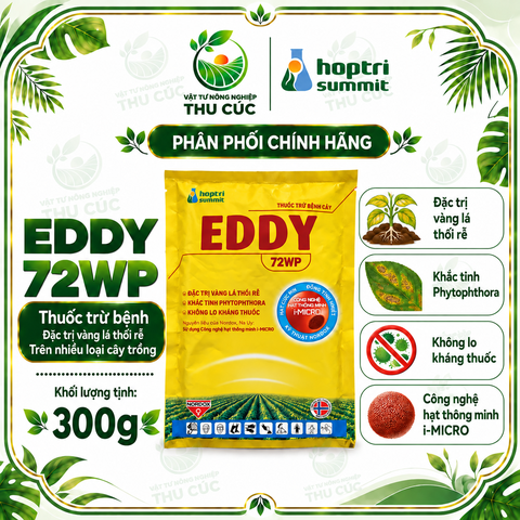 EDDY 72WP – HỖ TRỢ QUẢN LÝ PHYTOPHTHORA, VÀNG LÁ THỐI RỄ, CHẾT NHANH