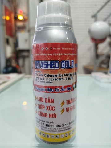VITASHED GOLD 265EC – LƯU DẪN, TIẾP XÚC, XÔNG HƠI, HỖ TRỢ QUẢN LÝ NHIỀU LOÀI CÔN TRÙNG