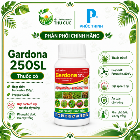 GARDONA 250SL – THUỐC TRỪ CỎ LÁ RỘNG | CHAI 450ML
