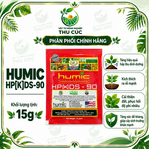 HUMIC DS-90 – HUMIC ACID 60% HỖ TRỢ PHỤC HỒI RỄ, CẢI THIỆN ĐẤT VÀ TĂNG KHẢ NĂNG HẤP THU DINH DƯỠNG