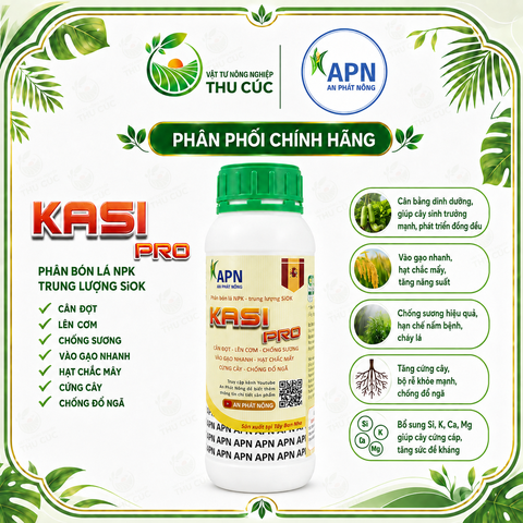 KASI PRO SIOK 500ml – Kali Silic Tây Ban Nha, Chắc Hạt, Lên Cơm, Cứng Cây