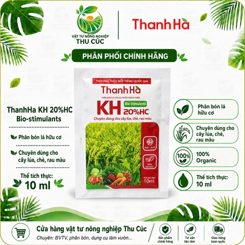 Thanh Hà KH 20%HC 10ml – Phục Hồi Lúa, Bật Rễ, Đẻ Nhánh Khỏe
