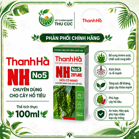 NH No5 THANH HÀ 100ML – HỮU CƠ NANO CHUYÊN DÙNG CHO HỒ TIÊU