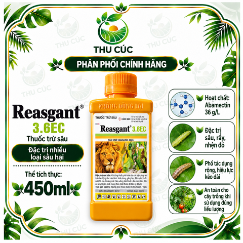REASGANT 3.6EC – Thuốc Trừ Sâu Chứa Abamectin 36 g/L