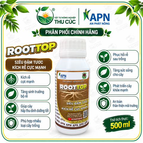 ROOTTOP – PHÂN BÓN HỮU CƠ KÍCH RỄ, DƯỠNG CÂY APN