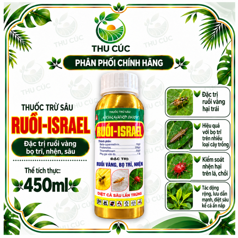 Ruồi Israel – Thuốc Trừ Sâu Phối Hợp 3 Hoạt Chất