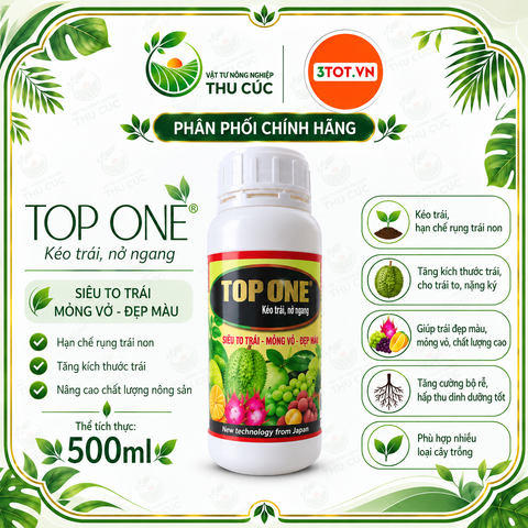 TOP ONE – PHÂN BÓN KÉO TRÁI, HỖ TRỢ TRÁI LỚN NHANH, TRÒN TRÁI, LÊN CƠM