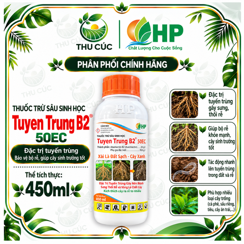 Tuyến Trùng B2 50EC – Hỗ Trợ Quản Lý Tuyến Trùng, Bảo Vệ Bộ Rễ