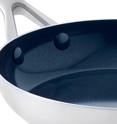 Bộ 2 chảo chống dính phủ tinh thể kim cương cao cấp blue diamond 24 & 28cm