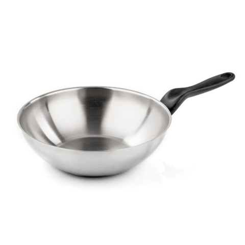 Chảo Barazzoni Wok Le Inoxidabili CM28 + 3,7 (Chảo Xào)
