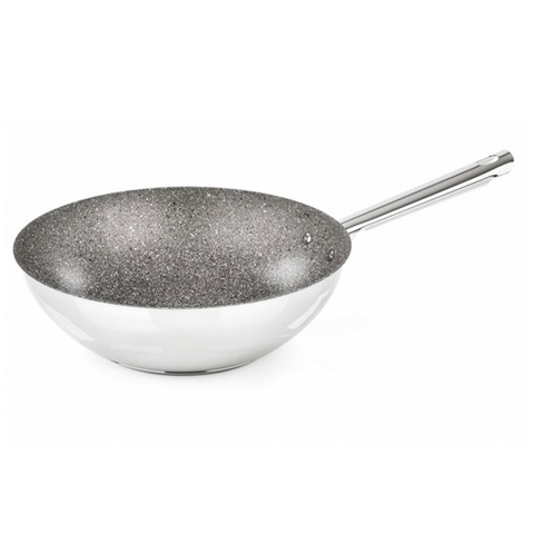 Chảo Barazzoni Wok Rocciosa Pro-Steel CM28+ 3.7l (Chảo Xào)