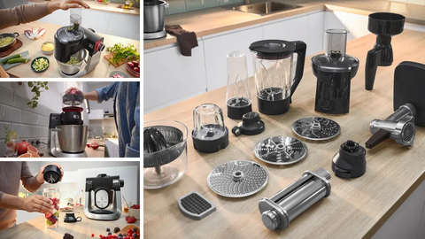 Máy chế biến thực phẩm Series 6 có cân 1600 W Bosch MUMS6ZS34