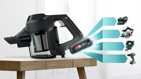Máy hút bụi không dây Unlimited 6 Black Bosch BBS611BSC