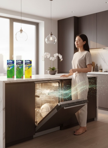 Nước xịt thơm máy rửa chén GlanzMeister hương Chanh