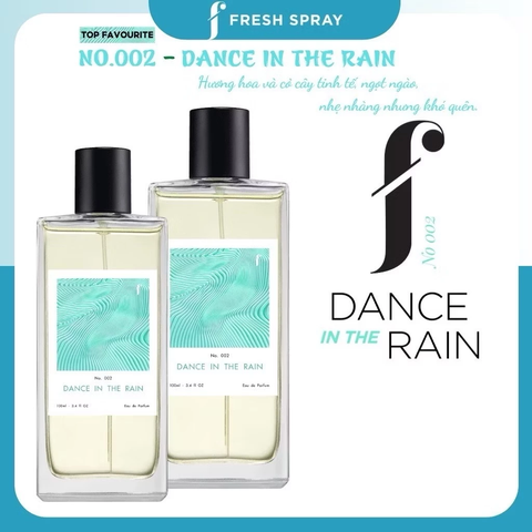 N.02 - Dance In The Rain -  Hương Thơm Ngọt Ngào Mềm Mại, Bay Bổng Và Thanh Khiết  50ml