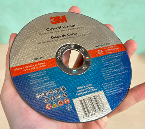 Đá cắt 3M 125 mm x 1.6 mm x 22.23 mm