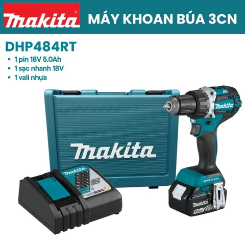 Máy khoan búa chạy pin Makita DHP484RT (18V)