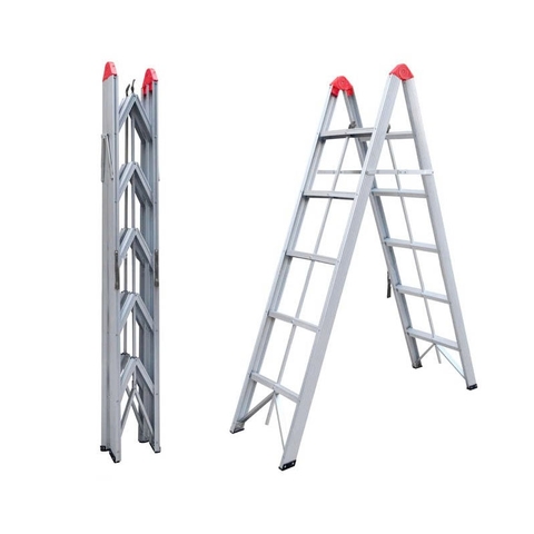 Thang nhôm gấp gọn chữ A 5 bậc Nikita GZT605
