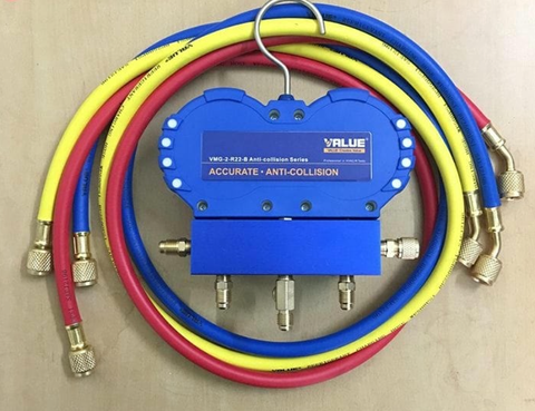 Bộ đồng hồ nạp gas lạnh có dây Value VMG-2-R22-B