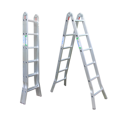 Thang nhôm chữ A khóa sập Nikita Nika-20