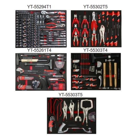 Tủ đồ nghề sửa chữa cao cấp 265 chi tiết Yato YT-55263