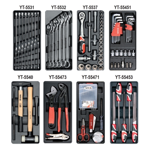 Tủ đồ nghề sửa chữa cao cấp 141 chi tiết Yato YT-55291