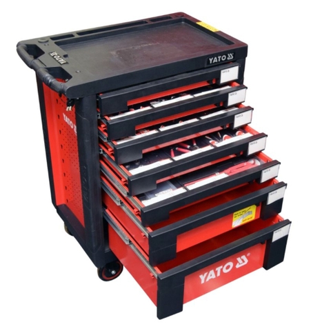 Tủ đồ nghề 7 ngăn chuyên sửa THÂN VỎ ÔTÔ 189 chi tiết Yato YT-55292